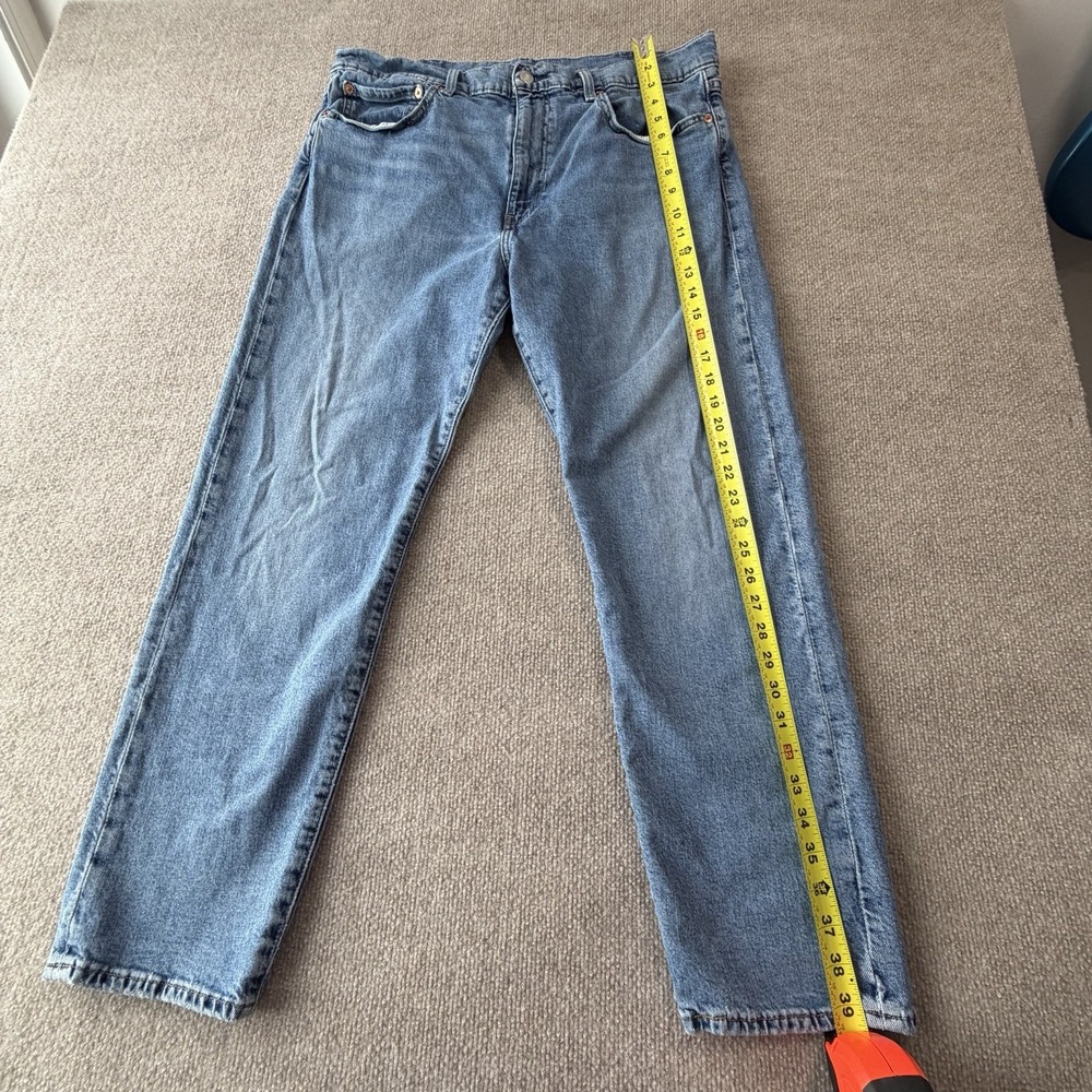 Levis Big E Mens Straight‎ Leg Jeans Waterless Men's Size 38X30 - Picture 3 of 12